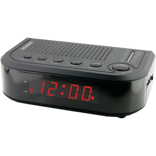 Sylvania AM/FM Digital LED Alarm Clock Radio SCR1388 Zoro
